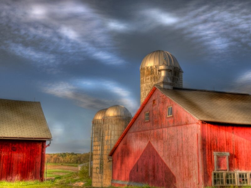 Three Silos