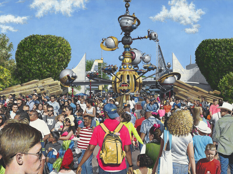 Photo of painting "Tomorrowland" by David Holmes