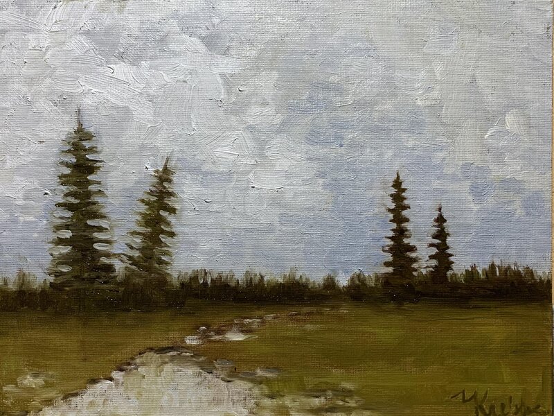 12 x 16 oil on canvas panel