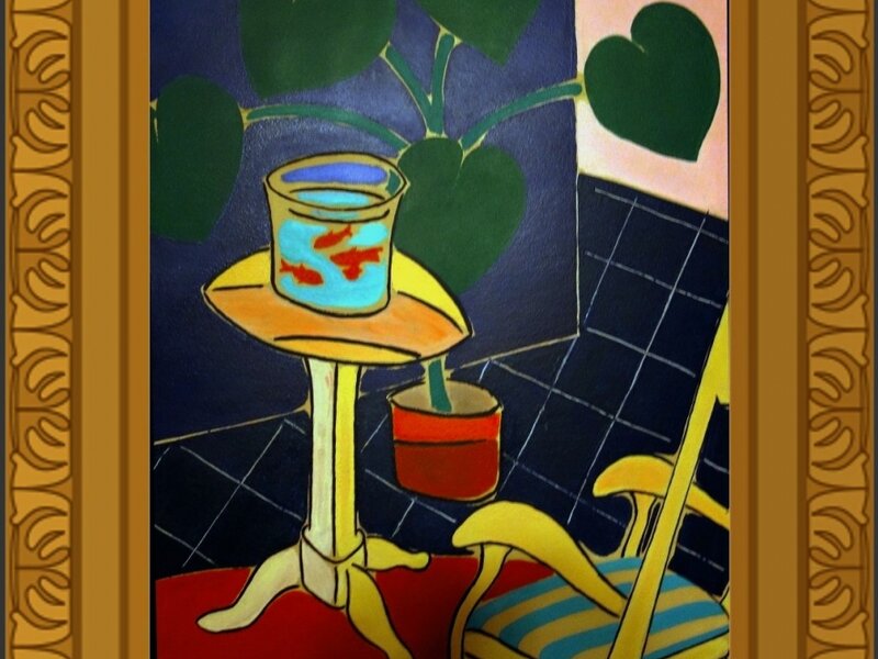 After Matisse, Fishbowl