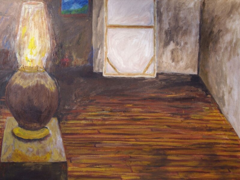 The Artist's Studio at Night