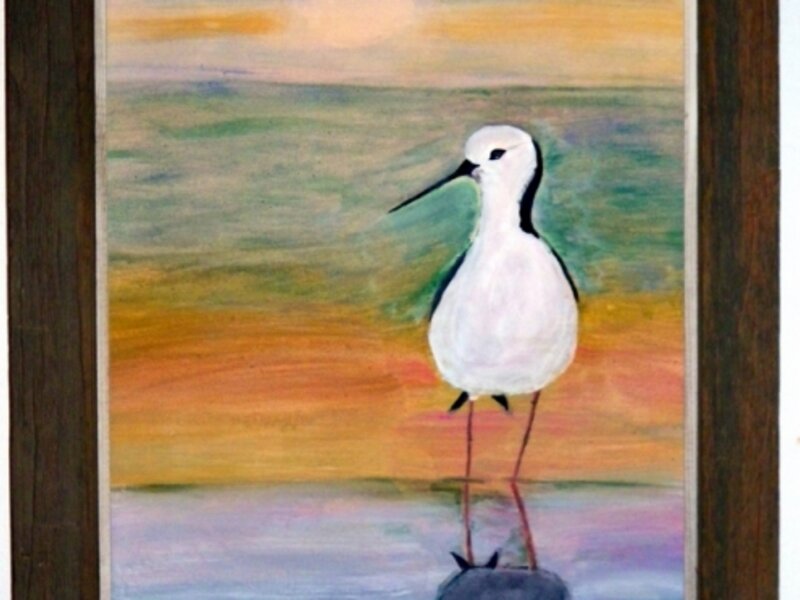 birdie on the beach