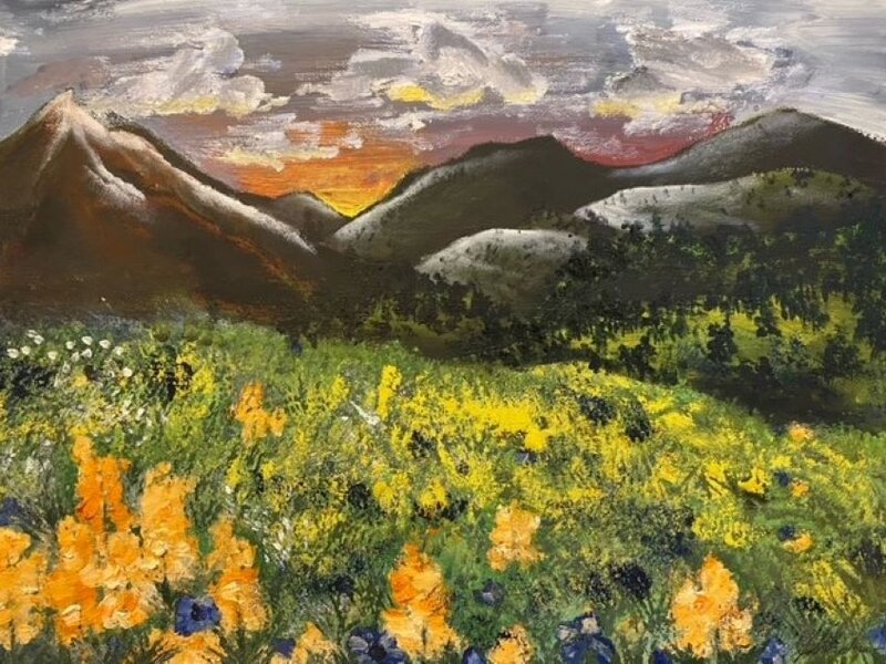 made with oil paint