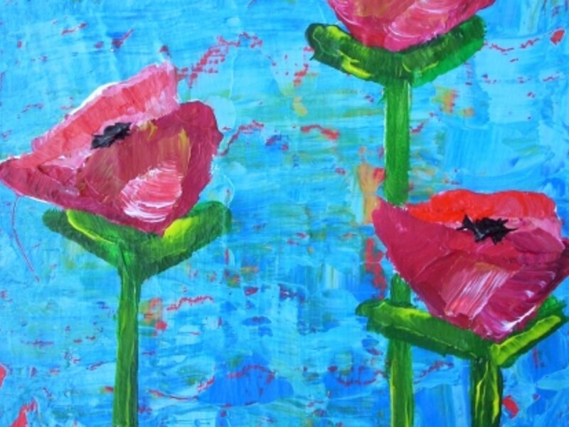 Blue Poppies