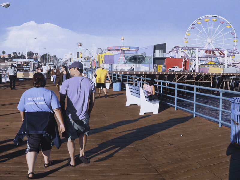 Photo of painting "Boardwalk" by David Holmes