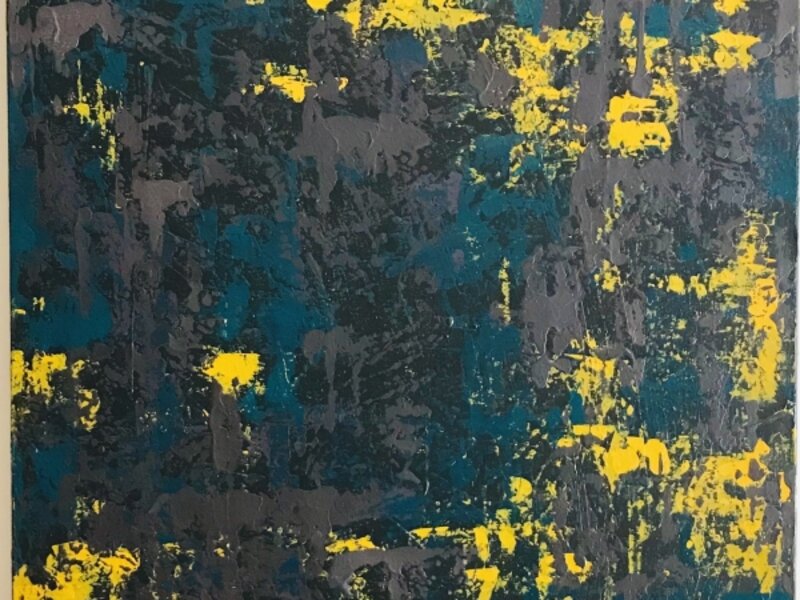 Abstract Acrylic Painting