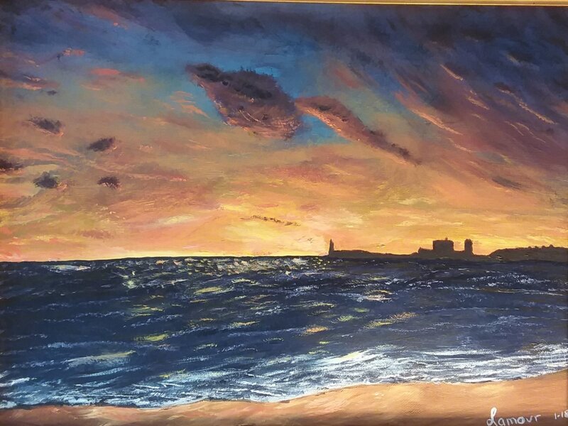 Coucher de Soleil sur la Plage
