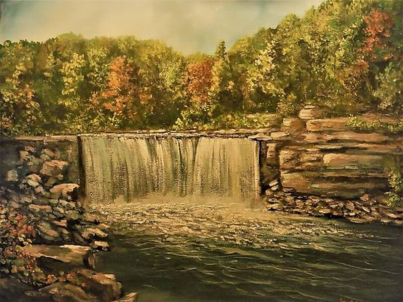 Cumberland Falls In Ky.