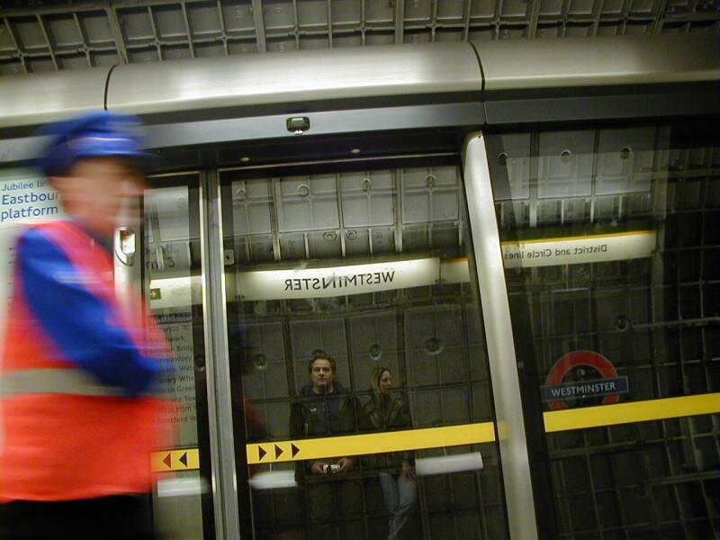 Westminster train station. 