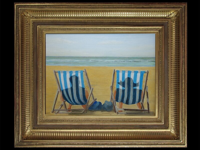 Deckchair Couple