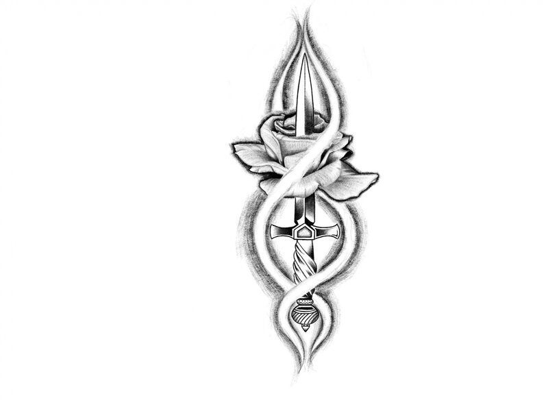 Digital Rose&Dagger