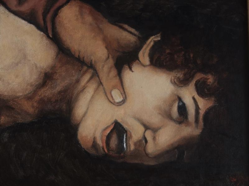 "I Can't Breathe" - Issac's Recurring Nightmare, Caravaggio study