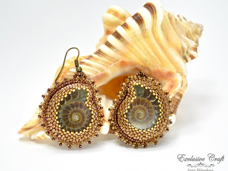 Earrings "Time Went Still"