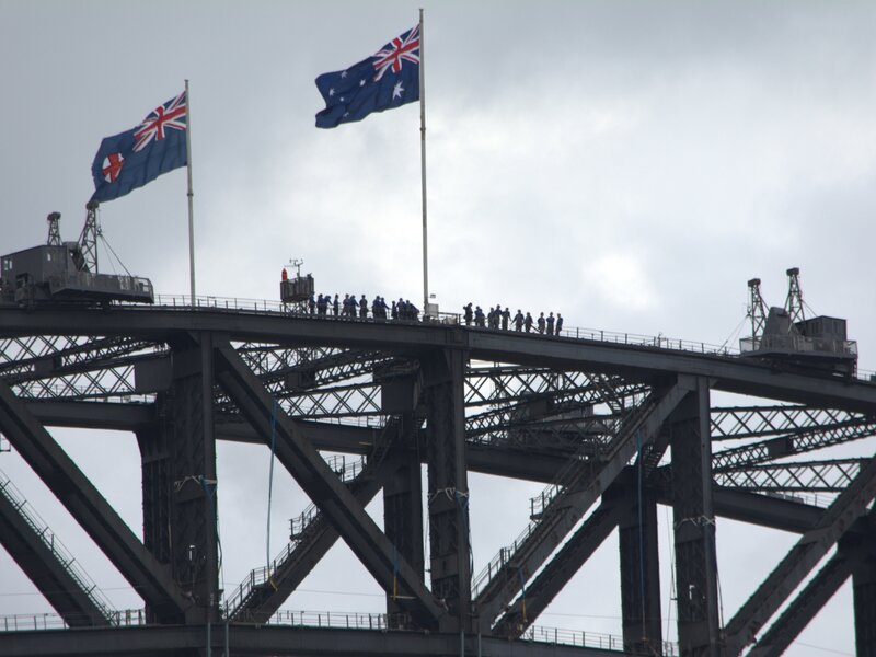 Climbers on Sydney Harbour Bridge