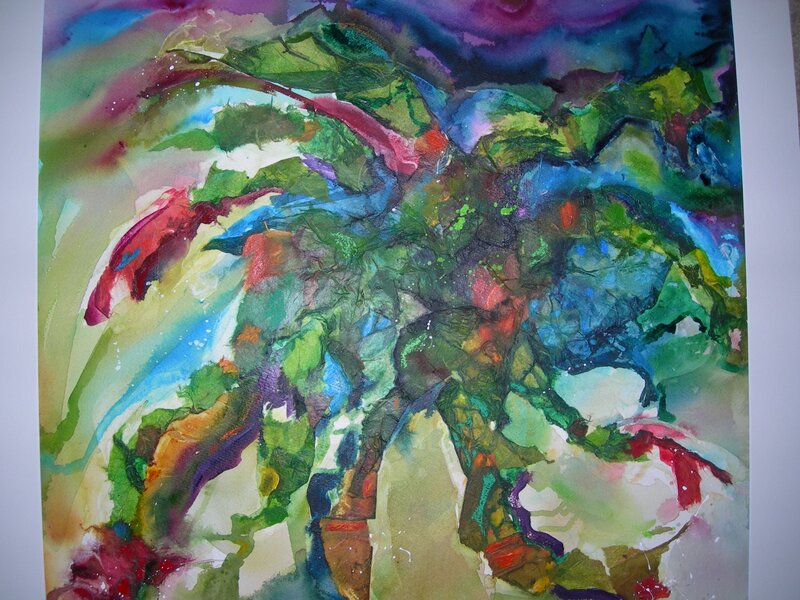 Abstract Christmas Cactus