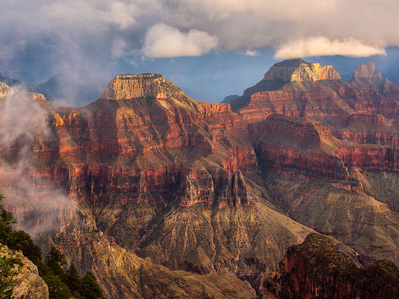 Out of the Mist the Canyon Emerges