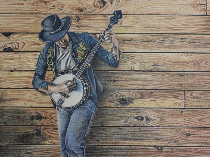 Colored pencil art