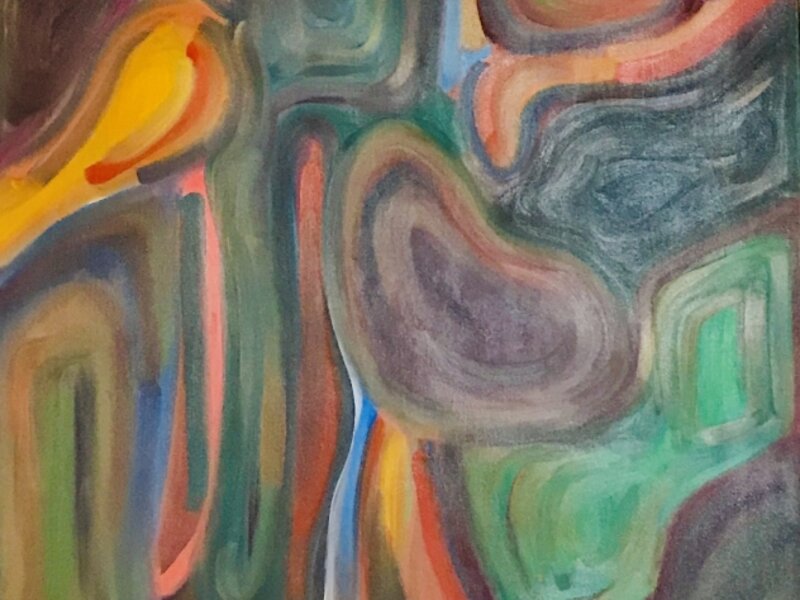 Abstract Oil Painting