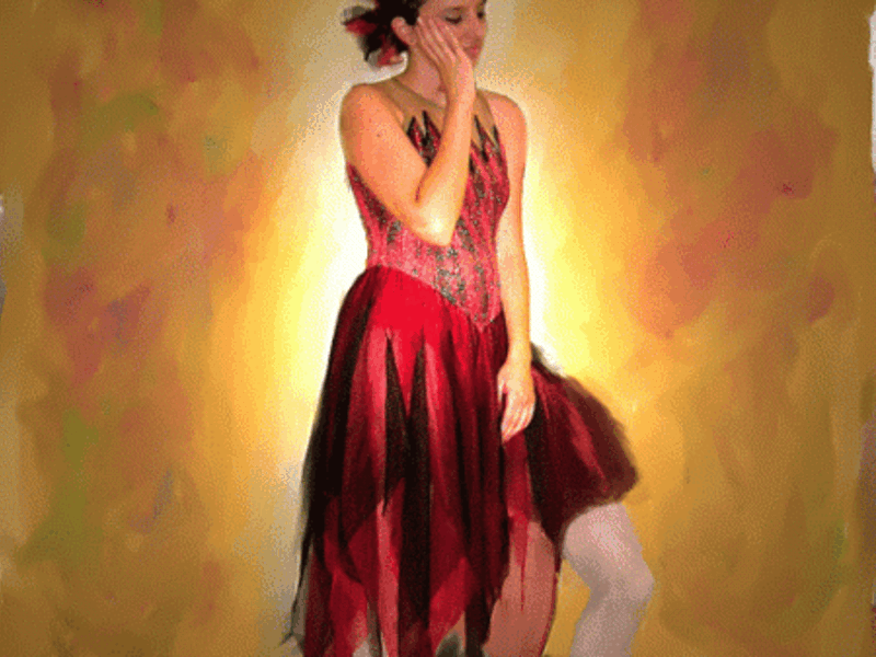 digital painting of my grandaughter