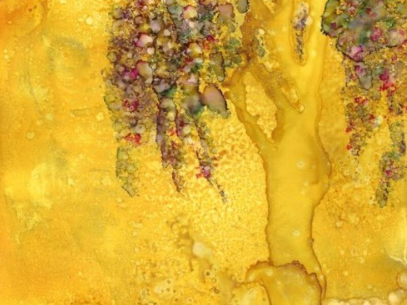 alcohol inks workshops Santa Rosa California yupo golden tree InksInMotion 