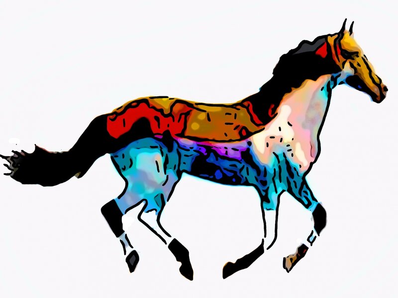 Joseph's Horse of  Many Colors