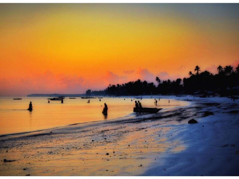 Sunrise in Jambiani, Zanzibar 