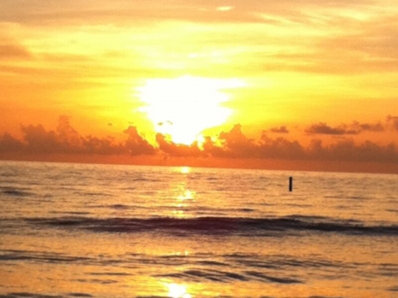 Sky on fire