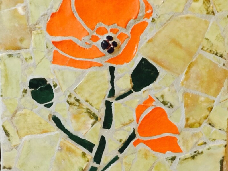Poppy, freestyle mosaics