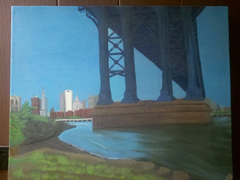 under the manhattan bridge
