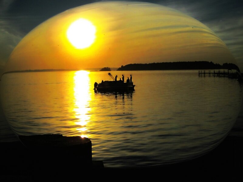 Rudder Sunset