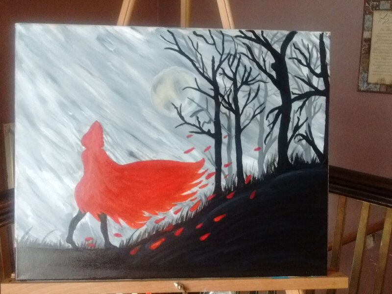 Little Red in the Windy Woods