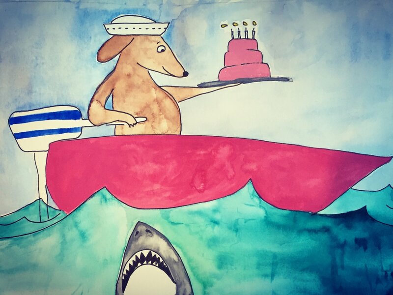 Pup Cakes - shark