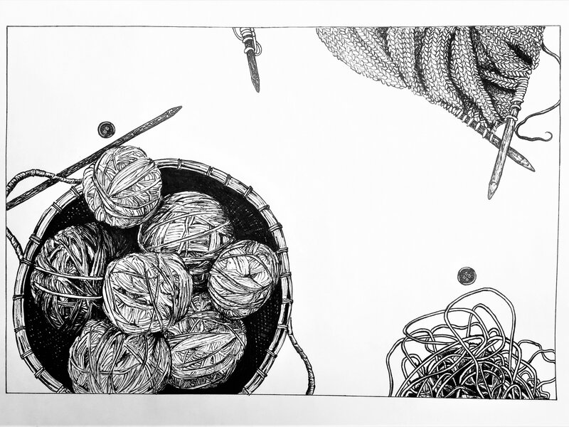 Knitting Table