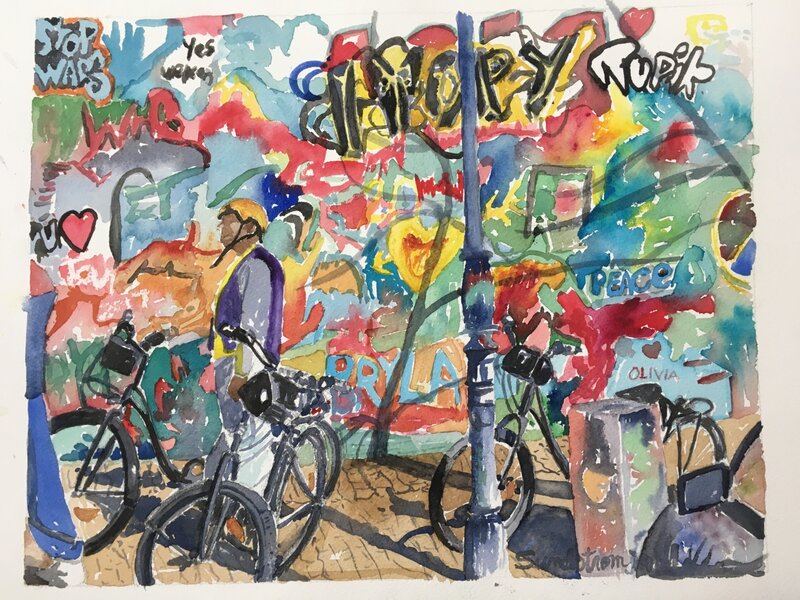 Lennon's Wall, Prague