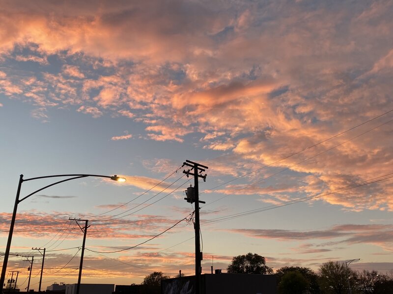 Before the sky