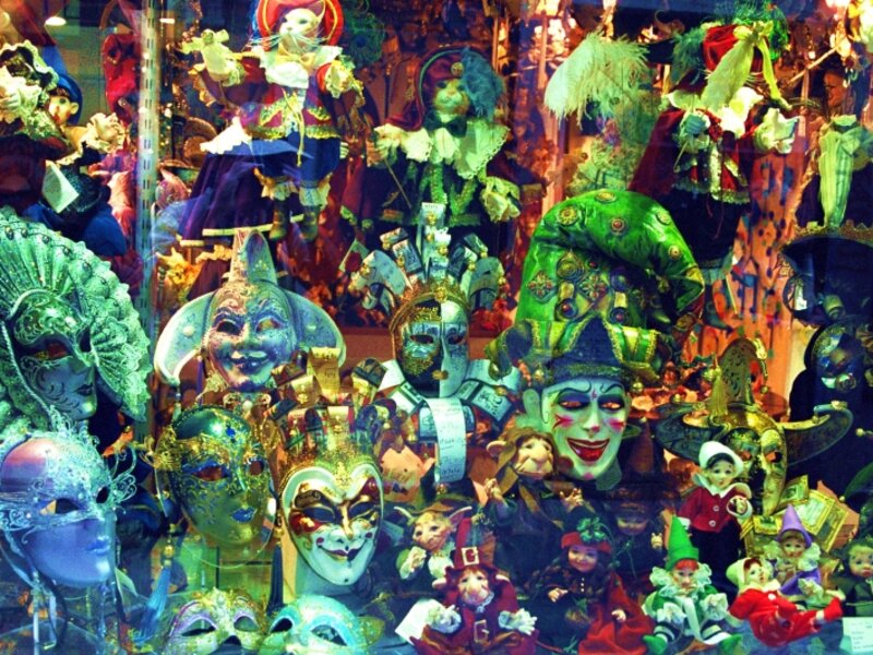 Carnival Masks, Venice, Italy