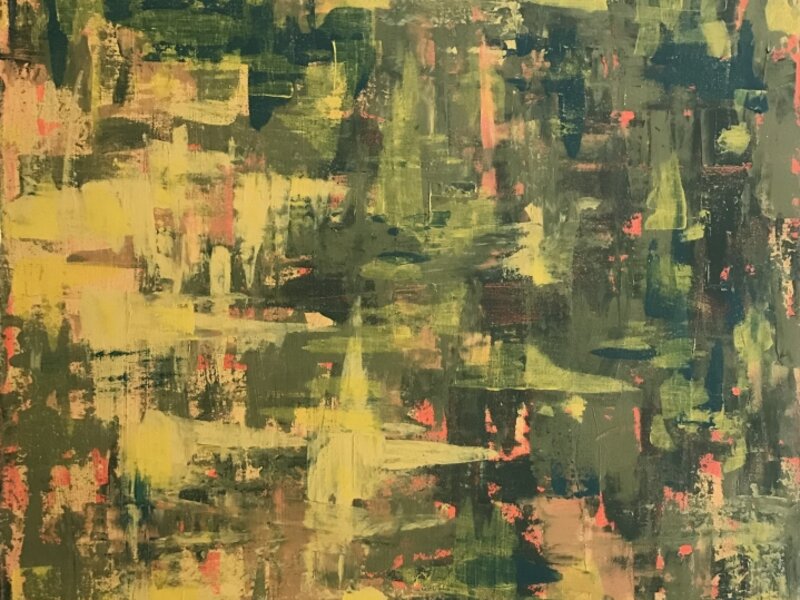 Abstract Acrylic Painting