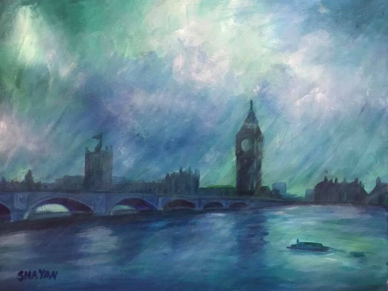 London in the Rain 