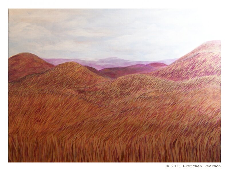 Mindscape Series Three, Painting Two  Redding C.A