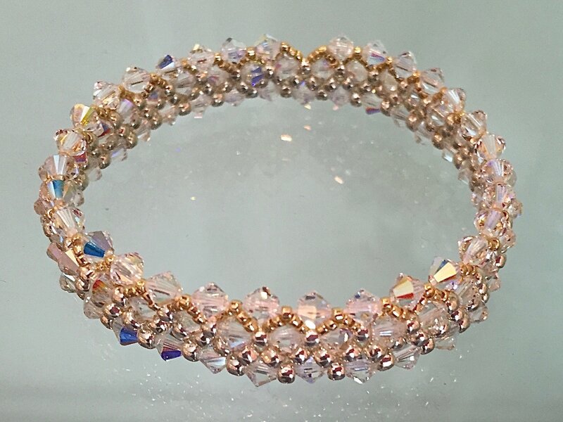 Diamond Shapes in Hints of Blue