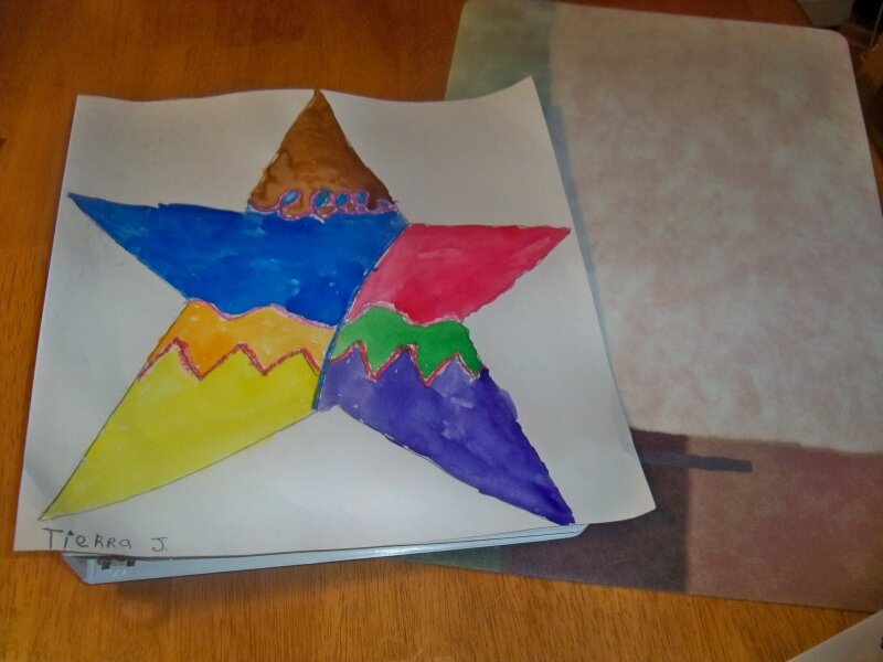 The unseen colored STAR!