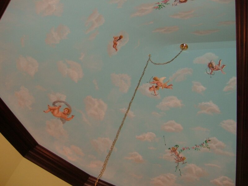Angels on the ceiling