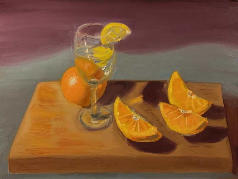 Orange Slices Still Life