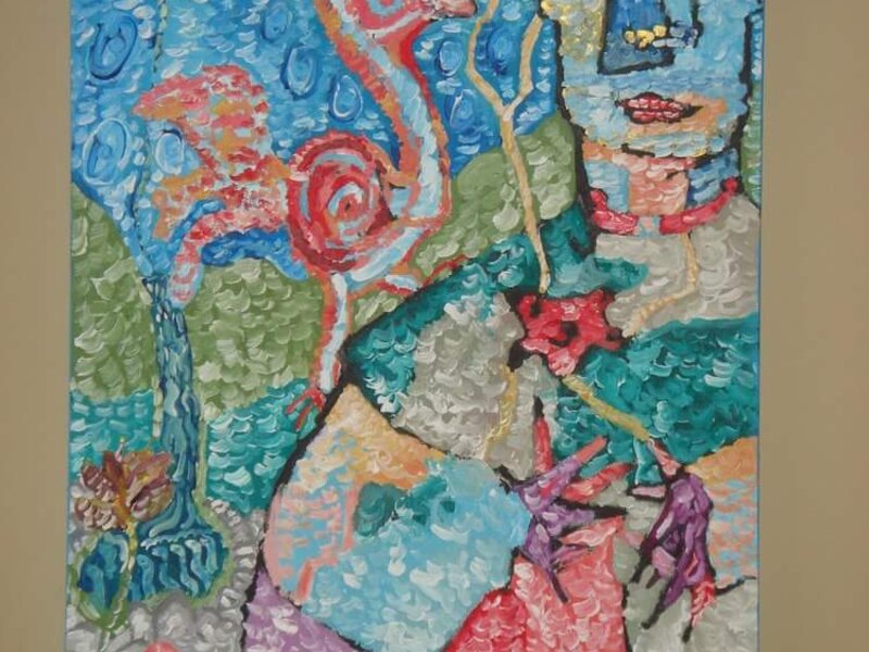 Abstract colorful artwork.