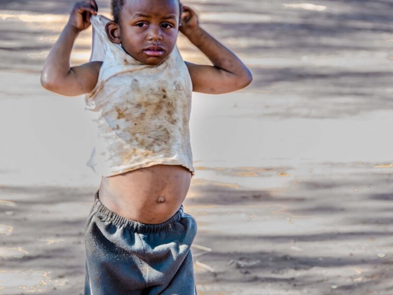 African Village Boy