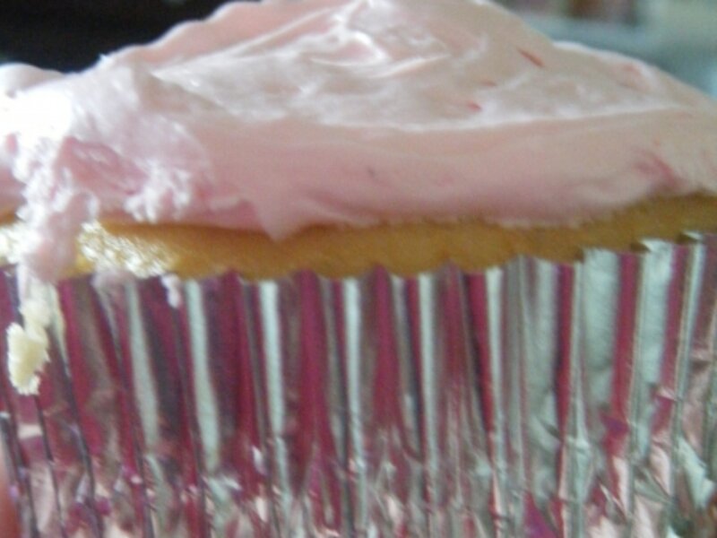 Frosted Pink Cupcake