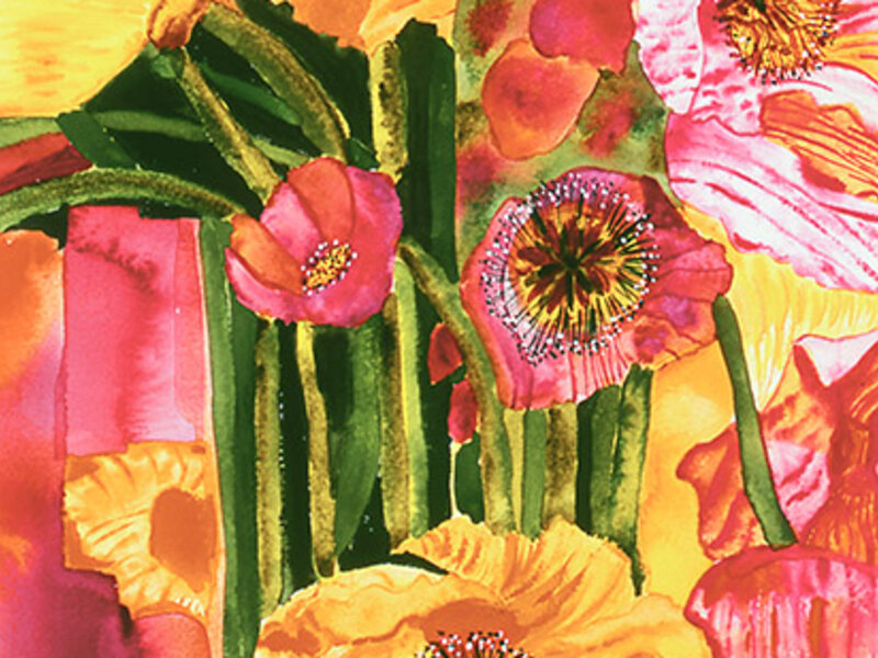 Poppies in Vase