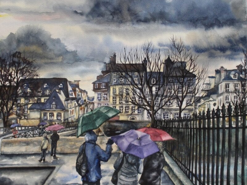 Rainy Day in Paris- Lauren Whitlock