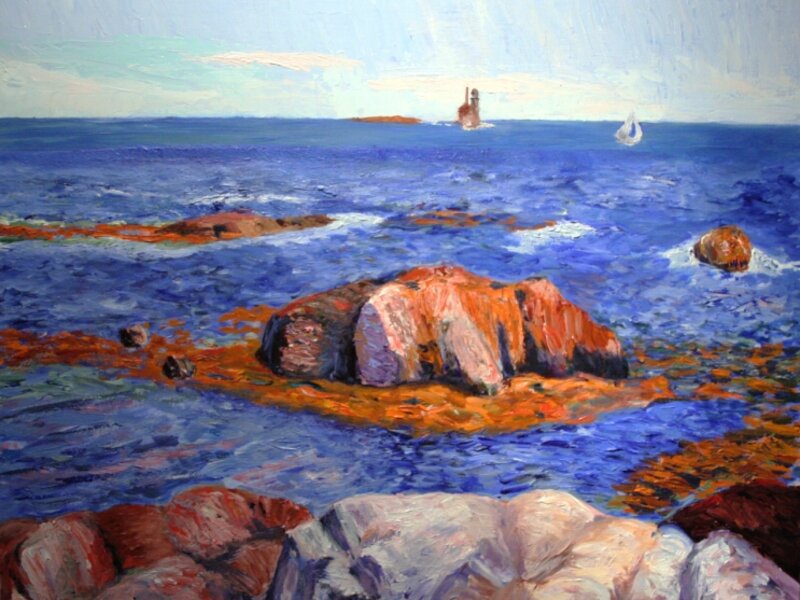 Rocks and Lighthouse