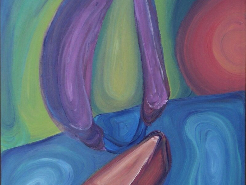 Abstract Acrylic Painting